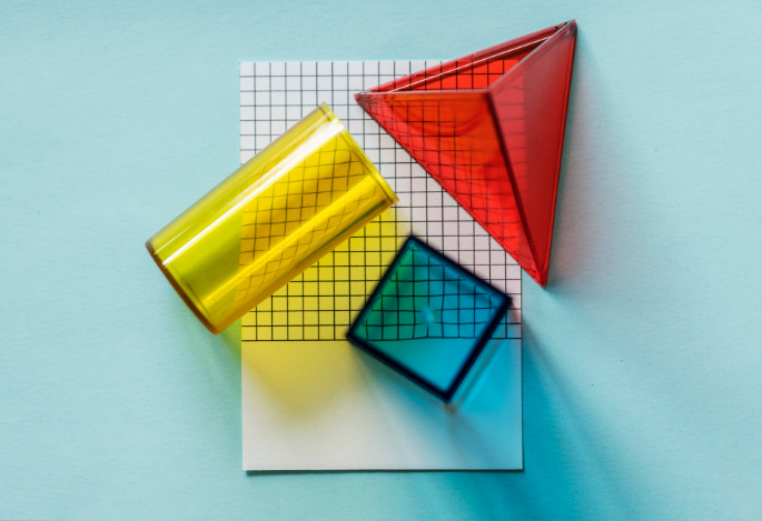 colorful three-dimensional figures