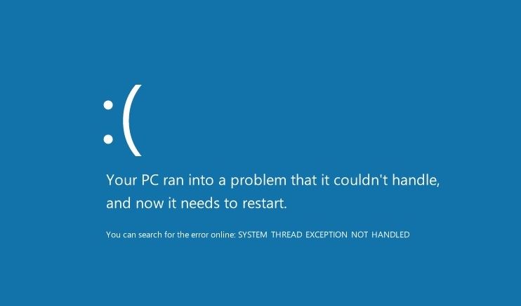 blue screen of death